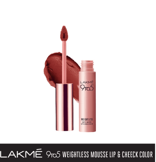 LAKMÉ 9TO5 WEIGHTLESS MOUSSE LIP AND CHEEK COLOR