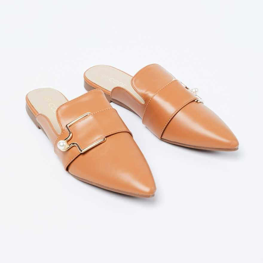 Tan mules must have for women