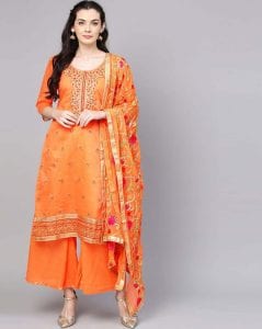 elegant suit for raksha bandhan gift for sister