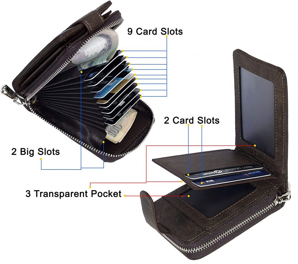 id, card and cash holder